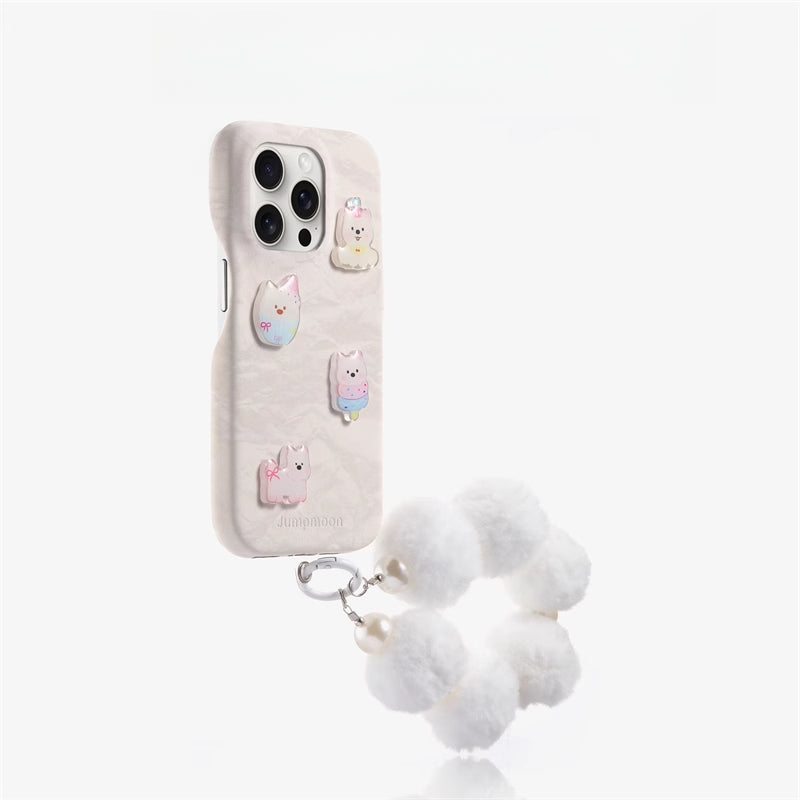 West Highland Puppy etui na telefon i plusz z zawieszką