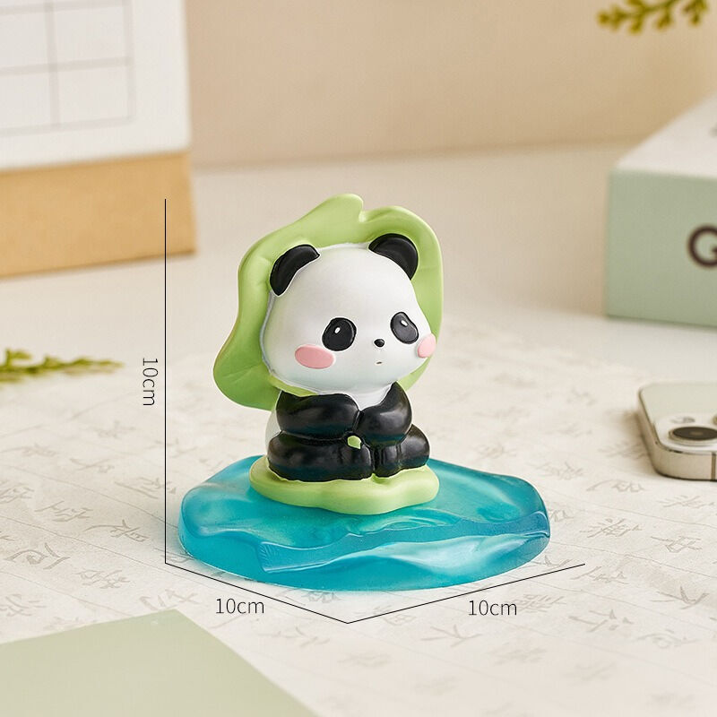 Lotus Leaf Panda Phone Stand