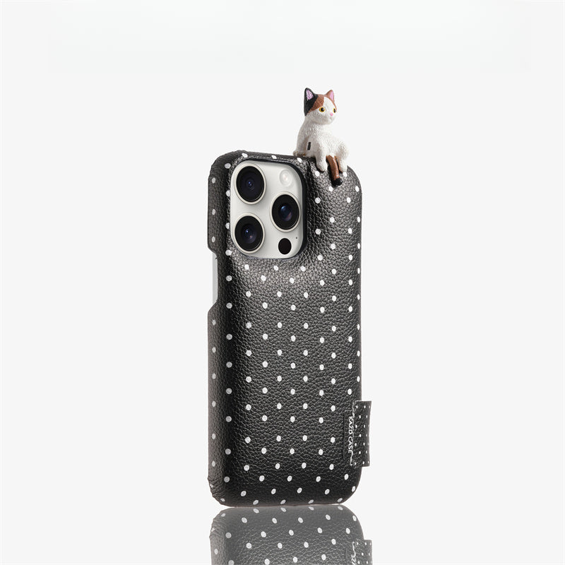Cushioned & 3D Kitten Phone Case With Charm