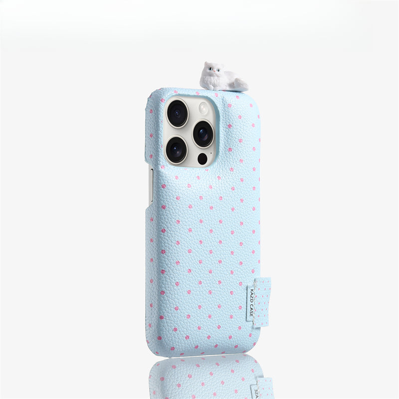 Cushioned & 3D Kitten Phone Case With Charm